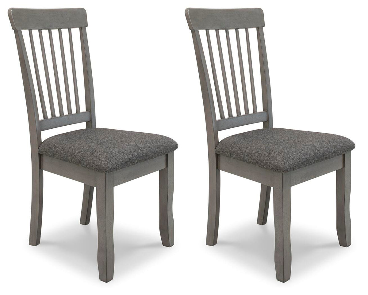 Shullden Dining Chairs (Set of 2) - D194-01X2 - product view or room setting; set of 2; individual included-item views (supplier image 2)