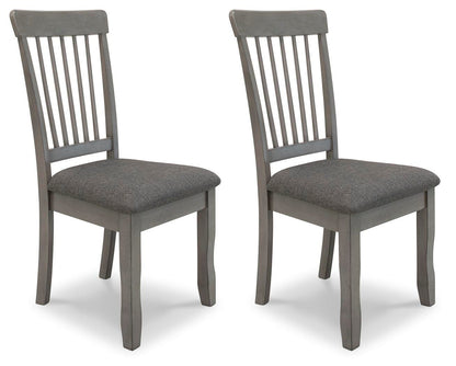 Shullden Dining Chairs (Set of 2) - D194-01X2 - product view or room setting; set of 2; individual included-item views (supplier image 2)