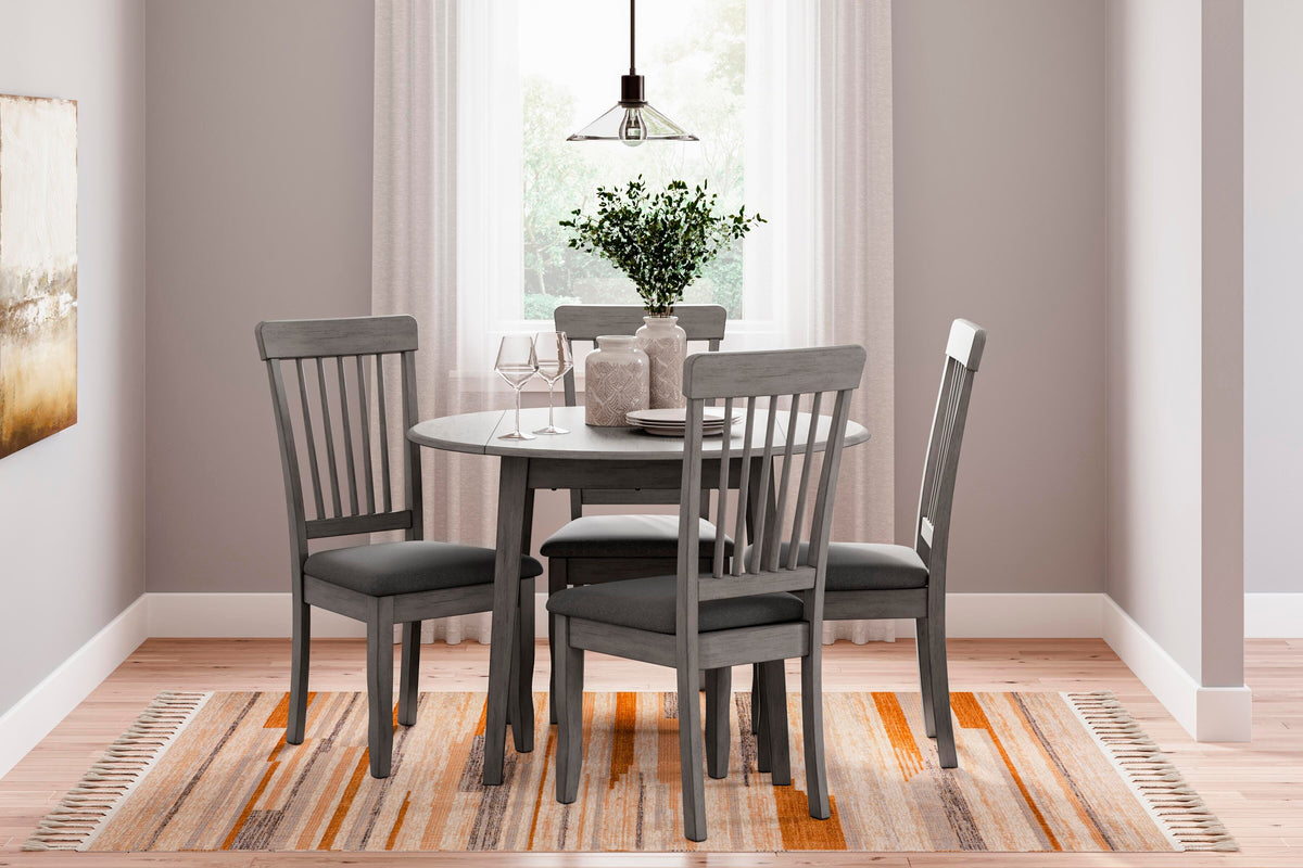 Shullden Dining Room Sets - D194D1, D194D2 - product view or room setting; complete kit and included component views (supplier image 2)