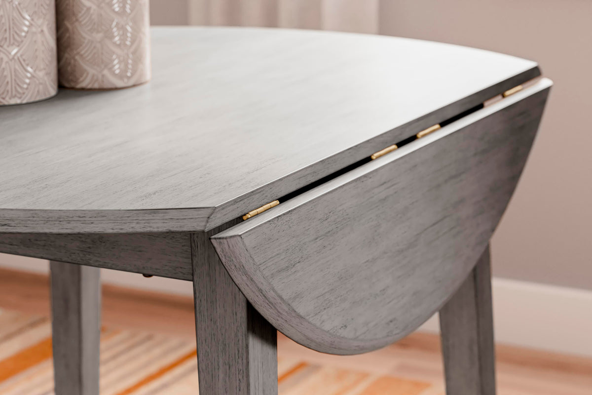 Shullden Drop Leaf Dining Table - D194-15 - finish or detail (supplier image 6)