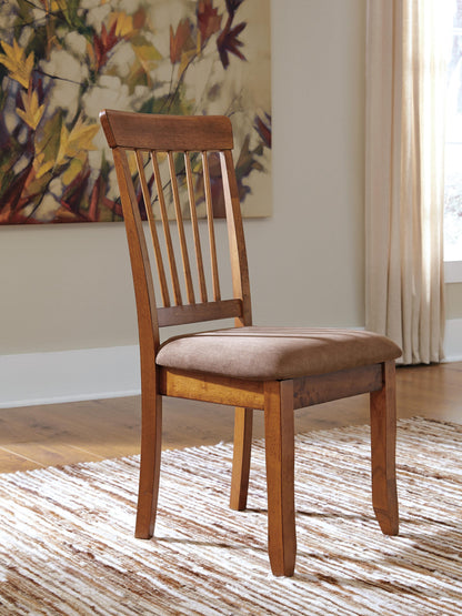 Berringer Dining Chairs (Set of 2) - D199-01X2 - product view or room setting; set of 2; individual included-item views (supplier image 4)