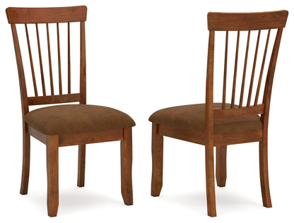 Berringer Dining Chairs (Set of 2) - D199-01X2 - product view or room setting; set of 2; individual included-item views (supplier image 1)