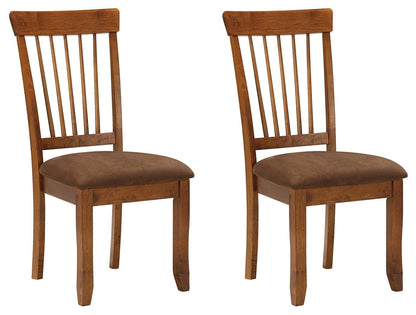 Berringer Dining Chairs (Set of 2) - D199-01X2 - product view or room setting; set of 2; individual included-item views (supplier image 5)