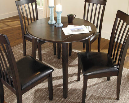 Hammis Dining Drop Leaf Table - D310-15 - product view or room setting; only dining table included (supplier image 2)