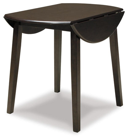 Hammis Dining Drop Leaf Table - D310-15 - product view or room setting; only dining table included (supplier image 1)