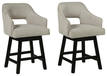 Tallenger Bar Stools (Set of 2) - D380-724X2 - product view or room setting; set of 2; individual included-item views (supplier image 13)