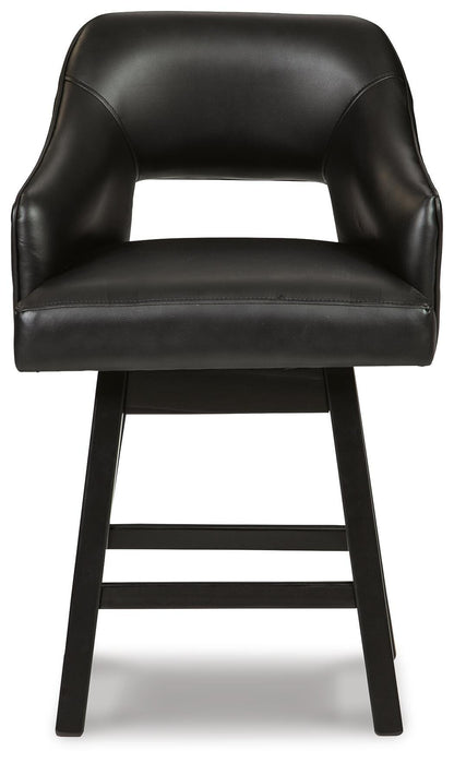 Tallenger Bar Stools (Set of 2) - D380-924X2 - product view or room setting; set of 2; individual included-item views (supplier image 11)