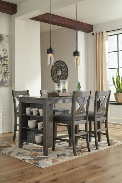 Caitbrook Bar Stools (Set of 2) - D388-124X2 - product view or room setting; set of 2; individual included-item views (supplier image 5)