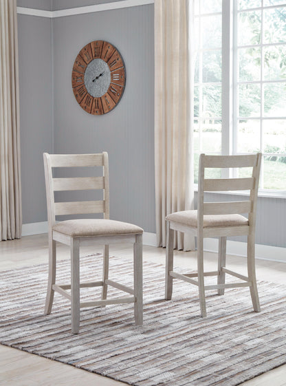 Skempton Bar Stools (Set of 2) - D394-124X2 - product view or room setting; set of 2; individual included-item views (supplier image 2)