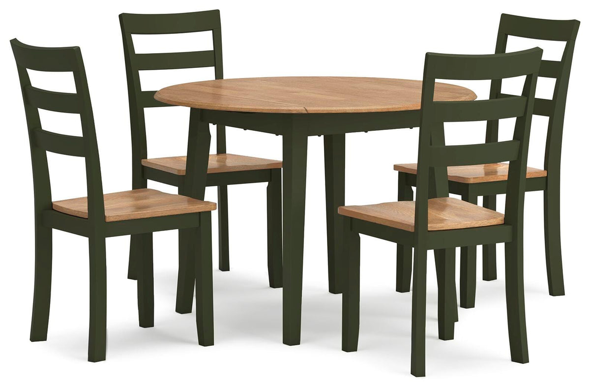 Gesthaven Dining Room Sets - D401D1 - product view or room setting; complete kit and included component views (supplier image 43)
