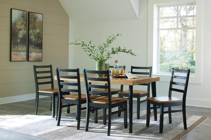 Blondon Dining Table and 6 Chairs (Set of 7)