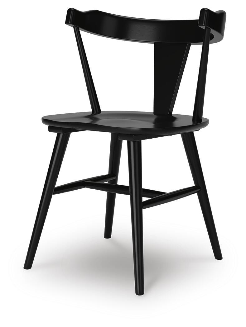 Gretlynn Dining Chairs (Set of 2) - D501-02X2 - product view or room setting; set of 2; individual included-item views (supplier image 6)