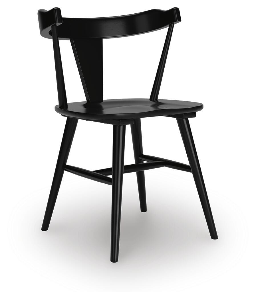 Gretlynn Dining Chairs (Set of 2) - D501-02X2 - product view or room setting; set of 2; individual included-item views (supplier image 5)
