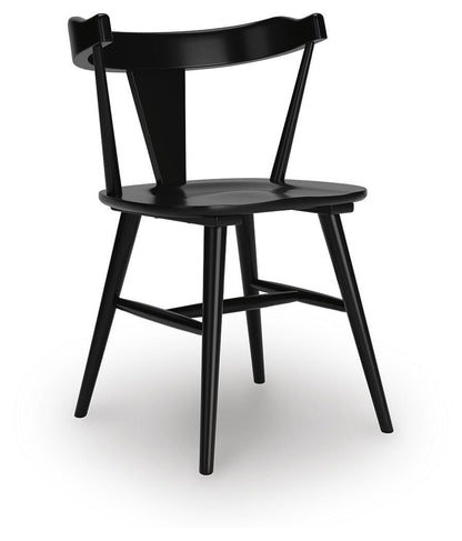 Gretlynn Dining Chairs (Set of 2) - D501-02X2 - product view or room setting; set of 2; individual included-item views (supplier image 5)