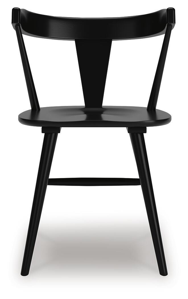Gretlynn Dining Chairs (Set of 2) - D501-02X2 - product view or room setting; set of 2; individual included-item views (supplier image 7)
