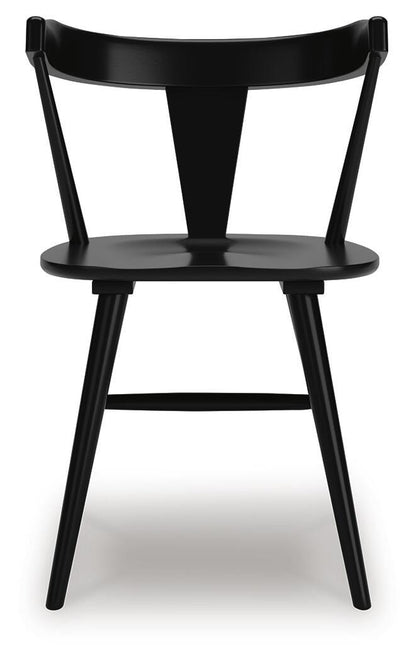 Gretlynn Dining Chairs (Set of 2) - D501-02X2 - product view or room setting; set of 2; individual included-item views (supplier image 7)