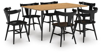 Gretlynn Dining Room Sets - D501D4 - product view or room setting; complete kit and included component views (supplier image 24)