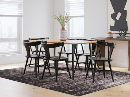 Gretlynn Dining Room Sets - D501D4 - product view or room setting; complete kit and included component views (supplier image 25)