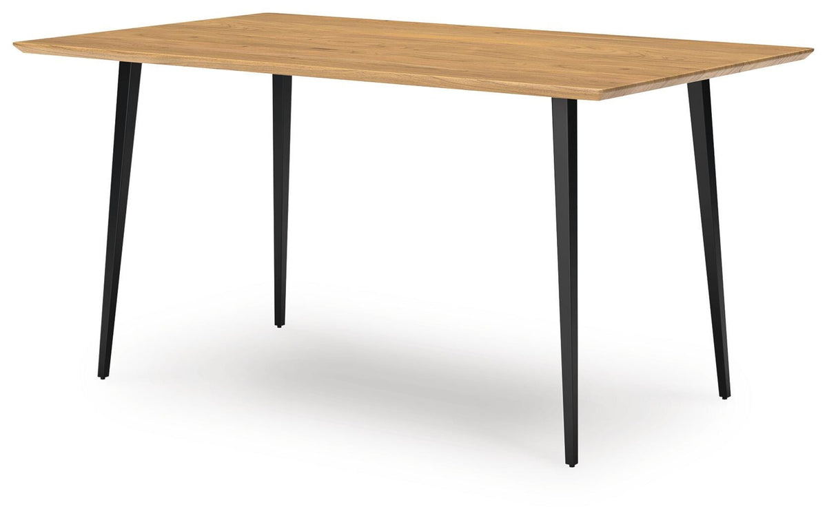 Gretlynn Dining Table - D501-25 - product view or room setting; only dining table included (supplier image 3)