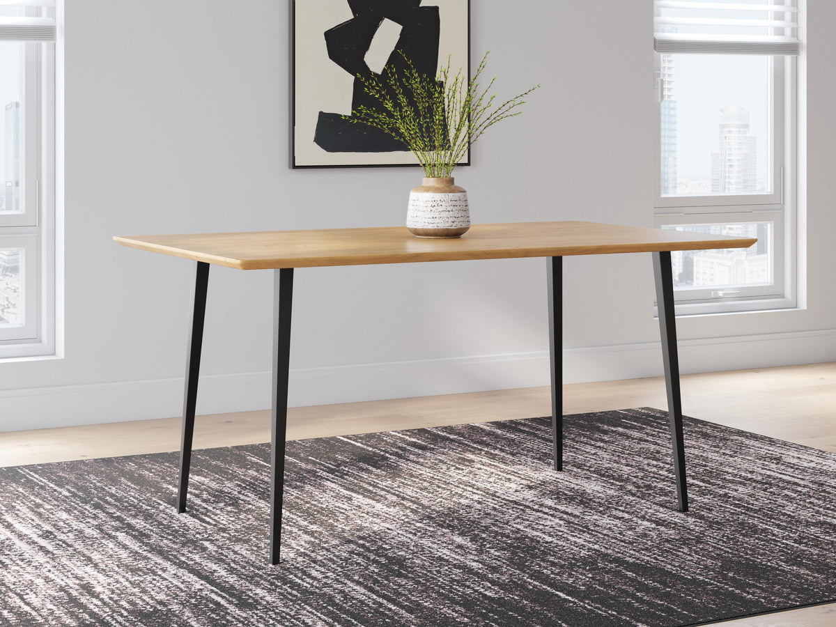 Gretlynn Dining Table - D501-25 - product view or room setting; only dining table included (supplier image 2)