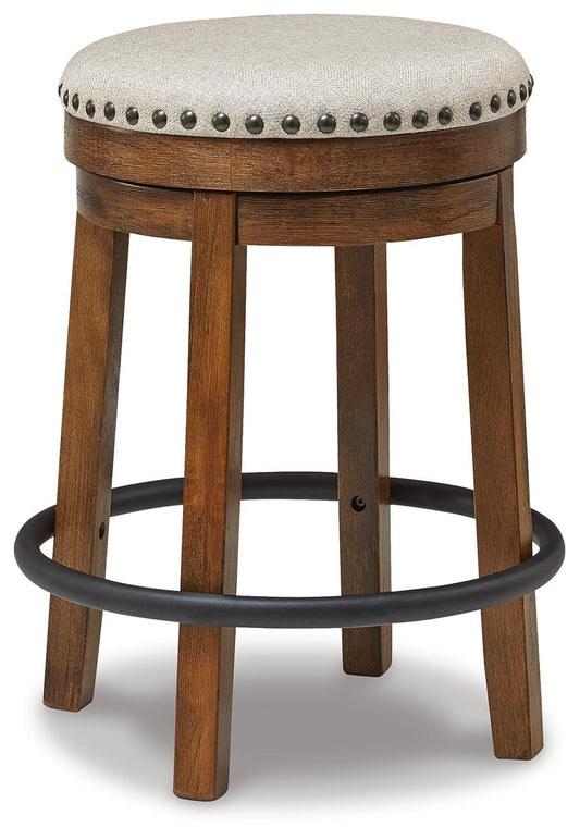 Valebeck Counter Height Stool - D546-124 - product view or room setting; only stool included (supplier image 1)