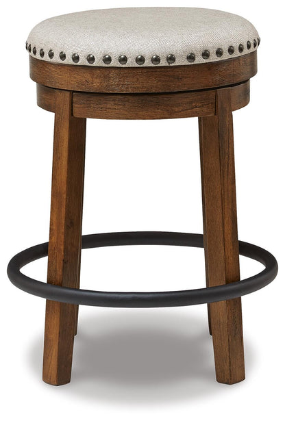 Valebeck Counter Height Stool - D546-124 - product view or room setting; only stool included (supplier image 3)
