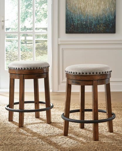 Valebeck Counter Height Stool - D546-124 - product view or room setting; only stool included (supplier image 2)