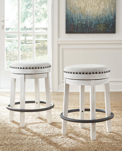 Valebeck Counter Height Stool - D546-324 - product view or room setting; only stool included (supplier image 9)