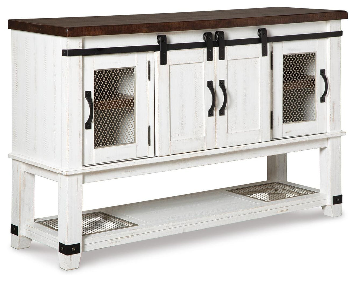 Valebeck Dining Server - D546-60 - product view or room setting; only dining room storage included (supplier image 1)