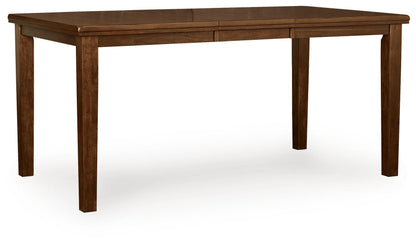 Ralene Counter Height Dining Extension Table - D594-32 - product view or room setting; only counter height table included (supplier image 1)