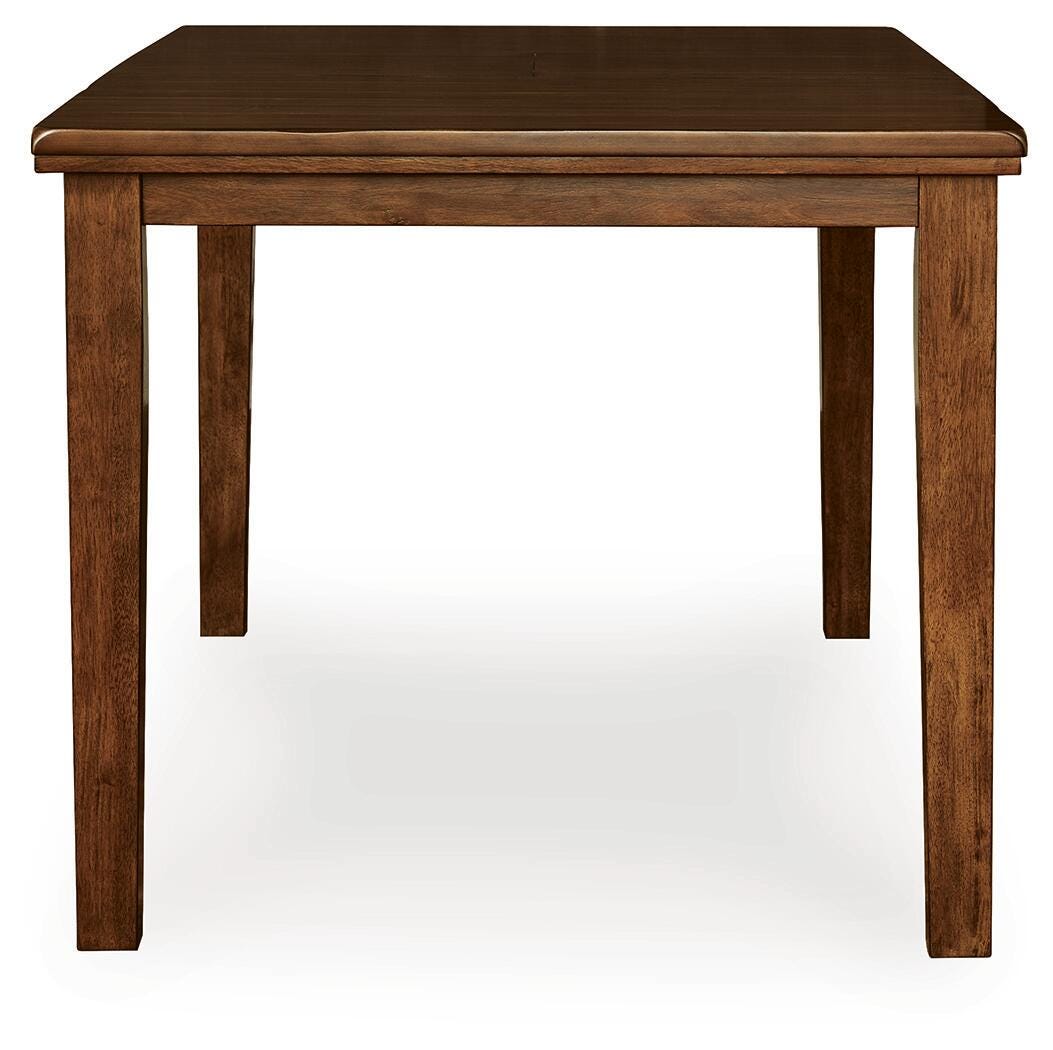 Ralene Counter Height Dining Extension Table - D594-32 - product view or room setting; only counter height table included (supplier image 4)