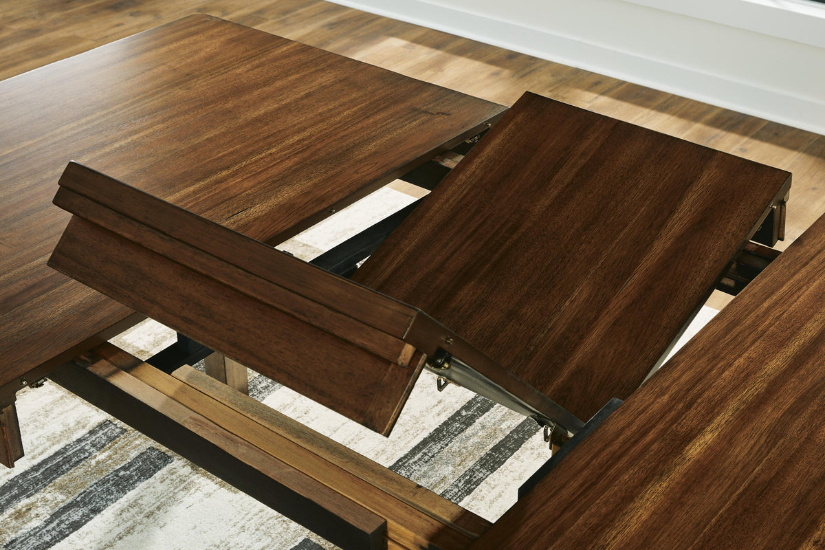 Ralene Counter Height Dining Extension Table - D594-32 - finish or detail (supplier image 6)