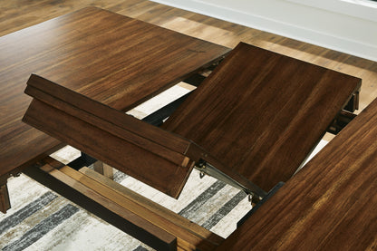 Ralene Counter Height Dining Extension Table - D594-32 - finish or detail (supplier image 6)