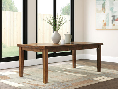 Ralene Dining Extension Table - D594-35 - product view or room setting; only dining table included (supplier image 2)
