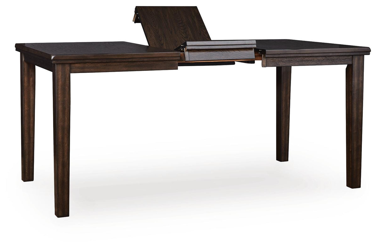 Haddigan Counter Height Dining Extension Table - D596-32 - product view or room setting; only counter height table included (supplier image 3)