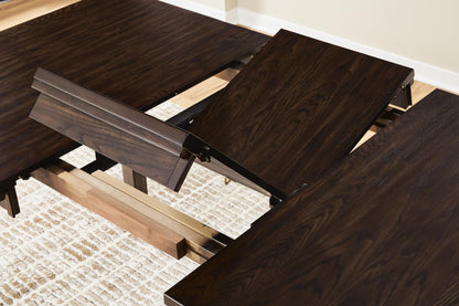 Haddigan Counter Height Dining Extension Table - D596-32 - finish or detail (supplier image 6)