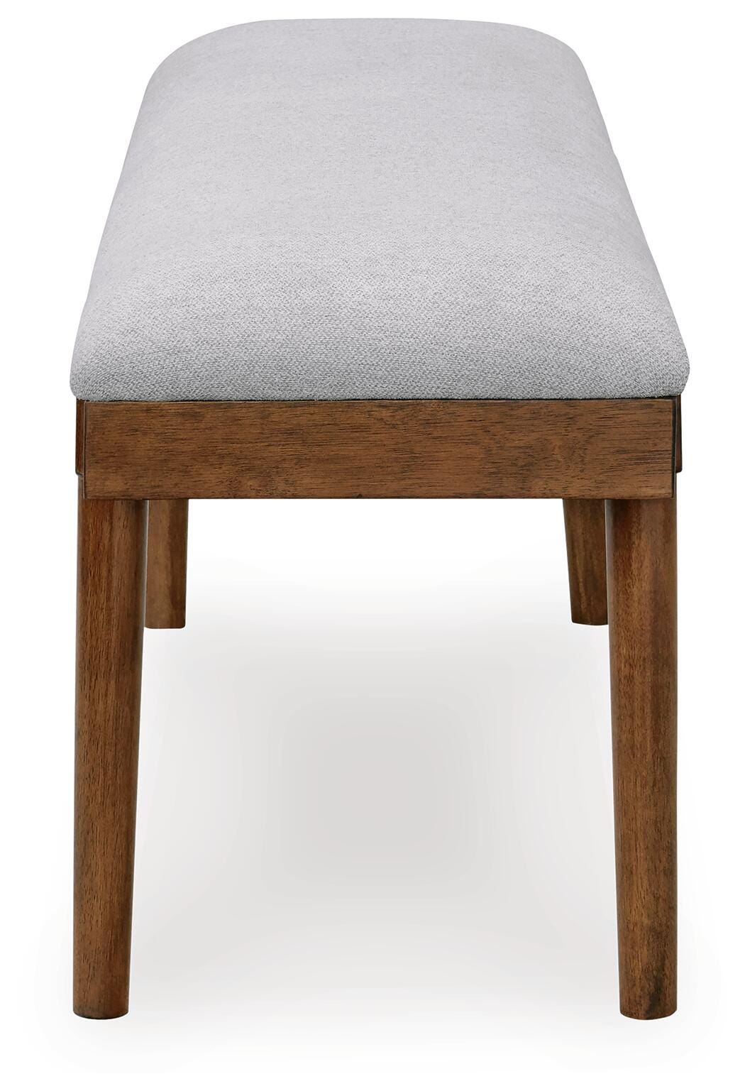Lyncott 59" Upholstered Dining Bench - D615-00 - product view or room setting; only benche included (supplier image 4)