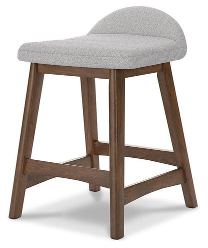 Lyncott Bar Stools (Set of 2) - D615-124X2 - product view or room setting; set of 2; individual included-item views (supplier image 43)