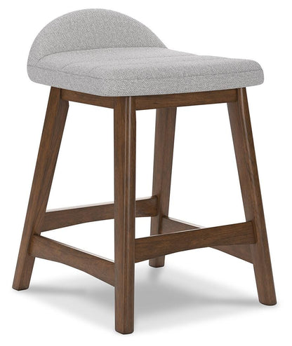 Lyncott Bar Stools (Set of 2) - D615-124X2 - product view or room setting; set of 2; individual included-item views (supplier image 41)