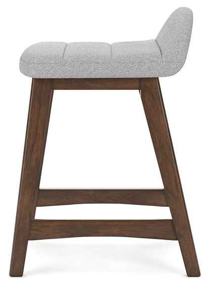 Lyncott Bar Stools (Set of 2) - D615-124X2 - product view or room setting; set of 2; individual included-item views (supplier image 46)