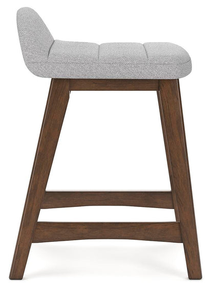 Lyncott Bar Stools (Set of 2) - D615-124X2 - product view or room setting; set of 2; individual included-item views (supplier image 47)