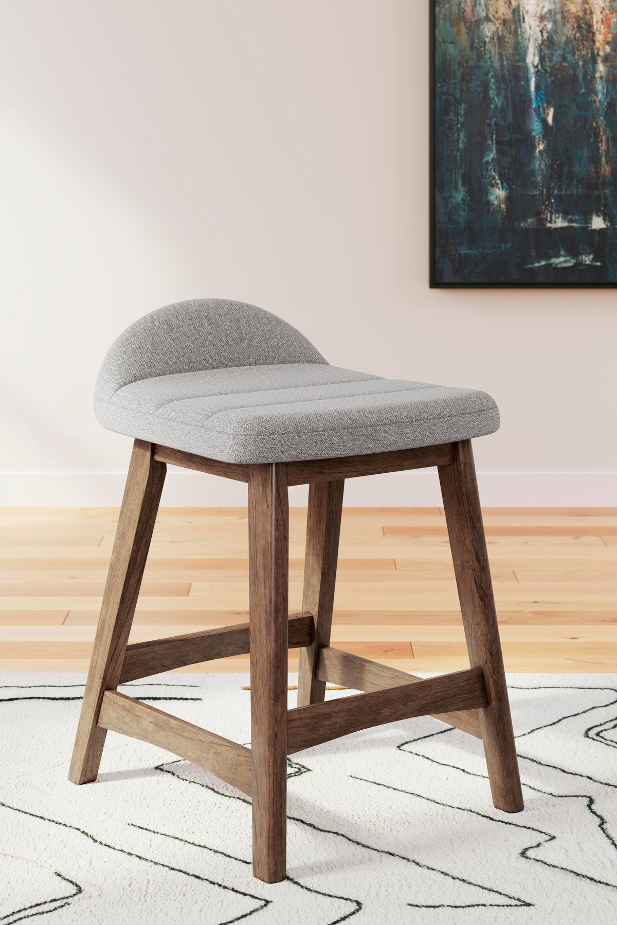 Lyncott Bar Stools (Set of 2) - D615-124X2 - product view or room setting; set of 2; individual included-item views (supplier image 42)