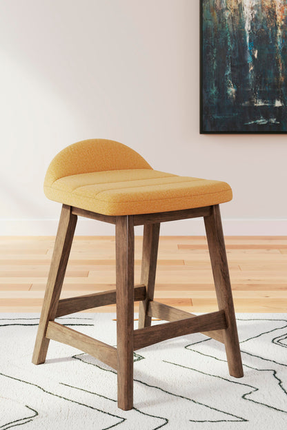 Lyncott Bar Stools (Set of 2) - D615-424X2 - product view or room setting; set of 2; individual included-item views (supplier image 29)
