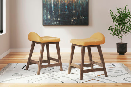 Lyncott Bar Stools (Set of 2) - D615-424X2 - product view or room setting; set of 2; individual included-item views (supplier image 36)