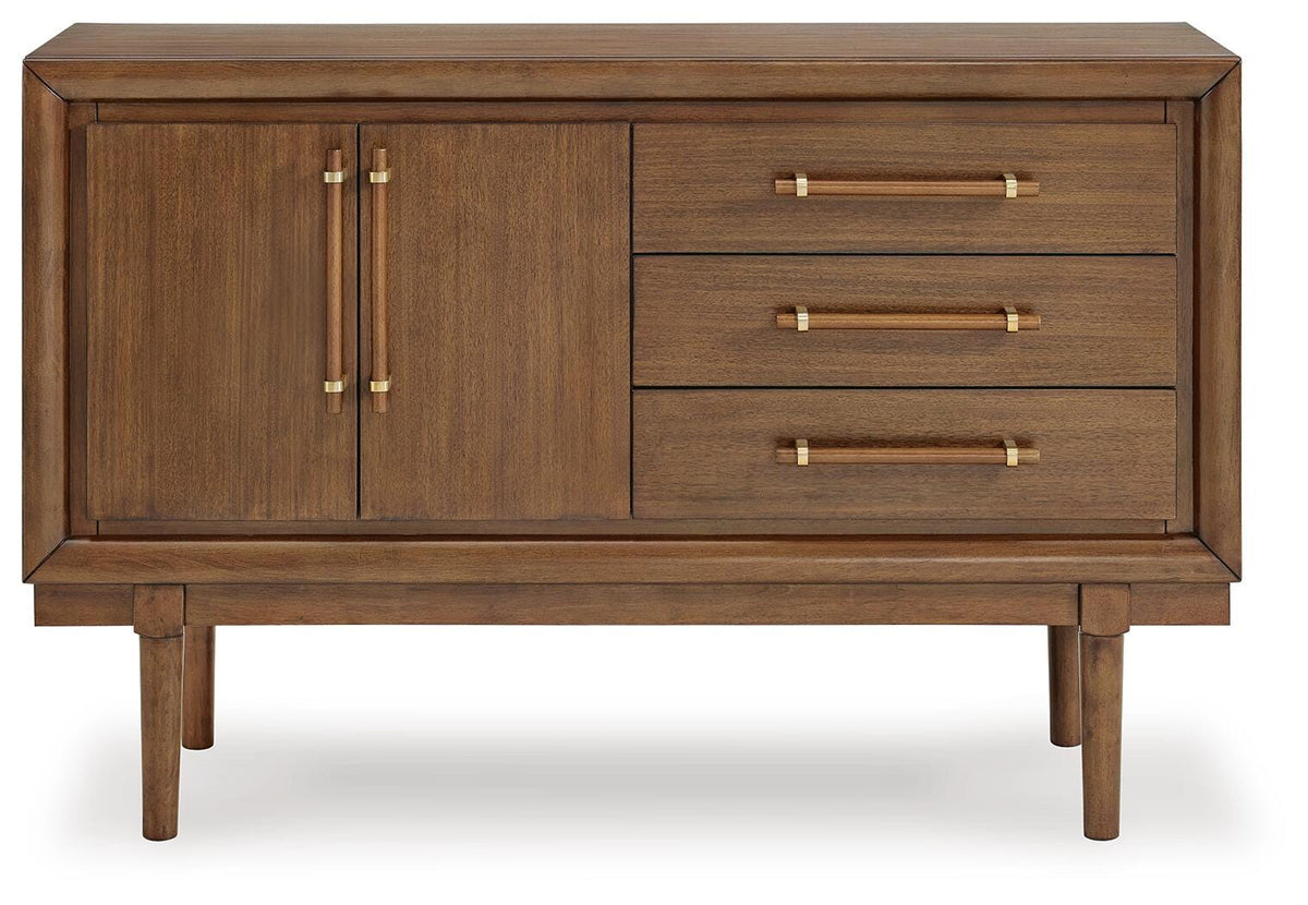 Lyncott Dining Server - D615-60 - product view or room setting; only dining room storage included (supplier image 4)