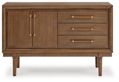 Lyncott Dining Server - D615-60 - product view or room setting; only dining room storage included (supplier image 4)