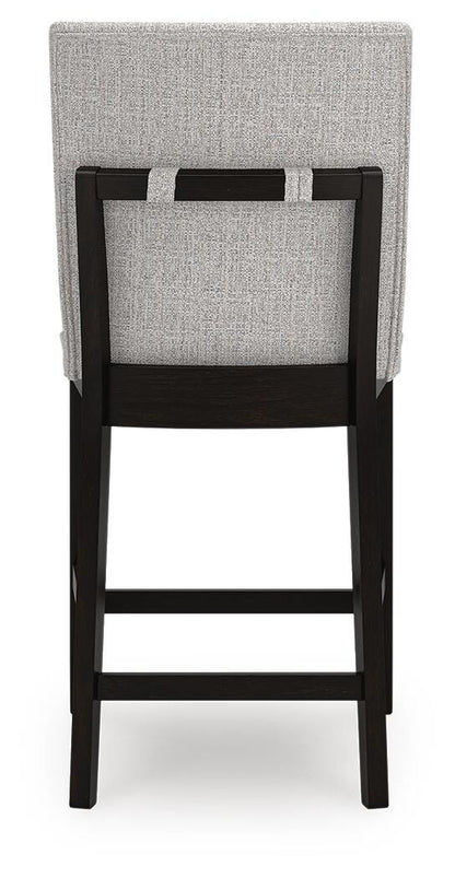 Neymorton Bar Stools (Set of 2) - D618-124X2 - product view or room setting; set of 2; individual included-item views (supplier image 6)