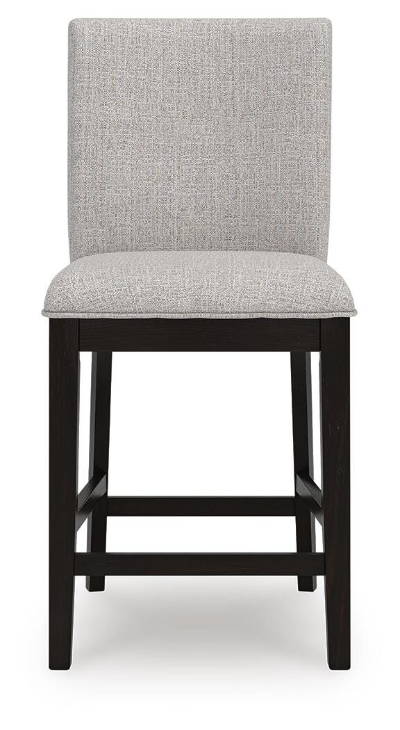 Neymorton Bar Stools (Set of 2) - D618-124X2 - product view or room setting; set of 2; individual included-item views (supplier image 3)