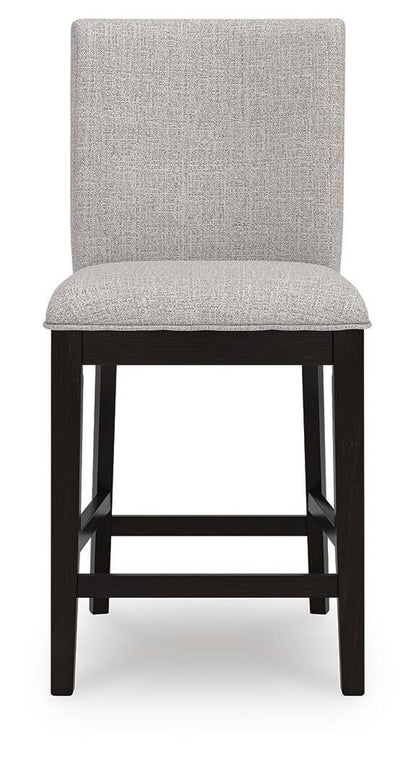 Neymorton Bar Stools (Set of 2) - D618-124X2 - product view or room setting; set of 2; individual included-item views (supplier image 3)