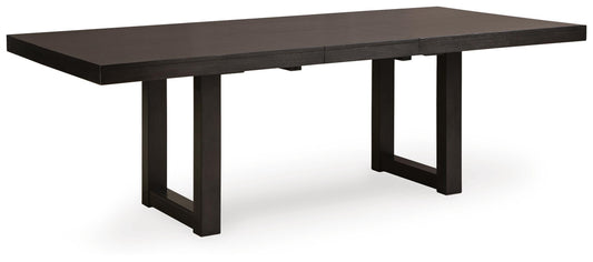 Neymorton Dining Extension Table - D618-35 - product view or room setting; only dining table included (supplier image 1)